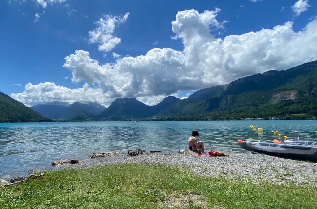 weekend en famille au lac dannecy