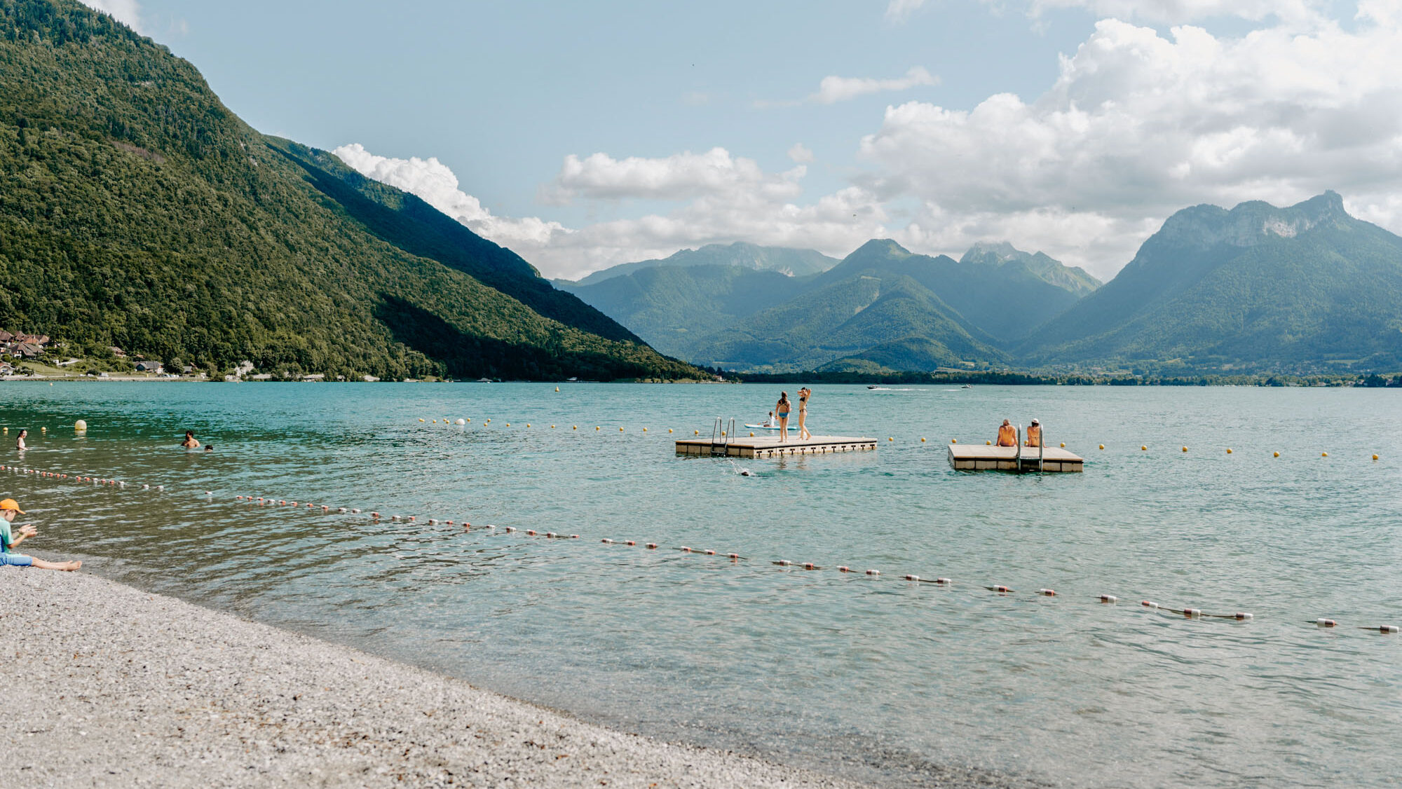 Lac d'annecy en visite de weekend