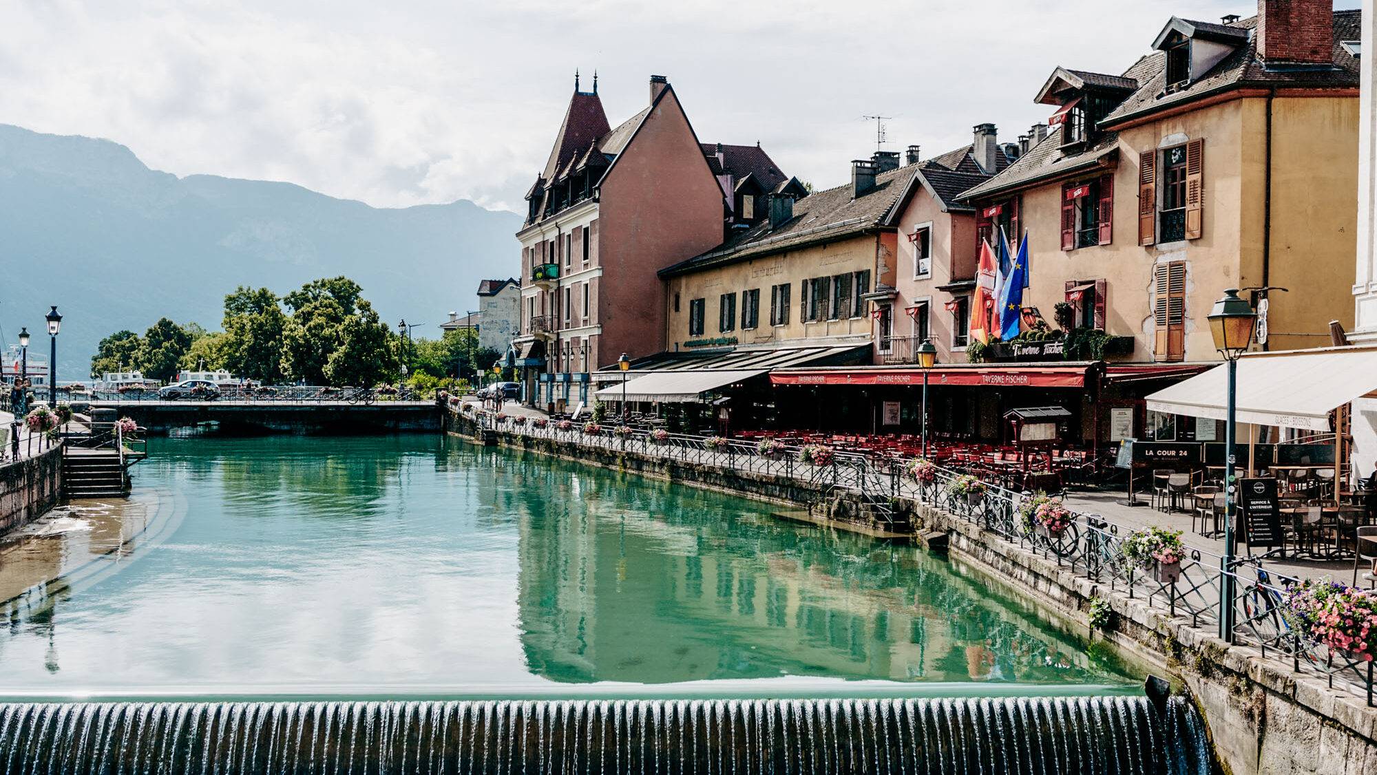 Walking around Annecy at the weekend