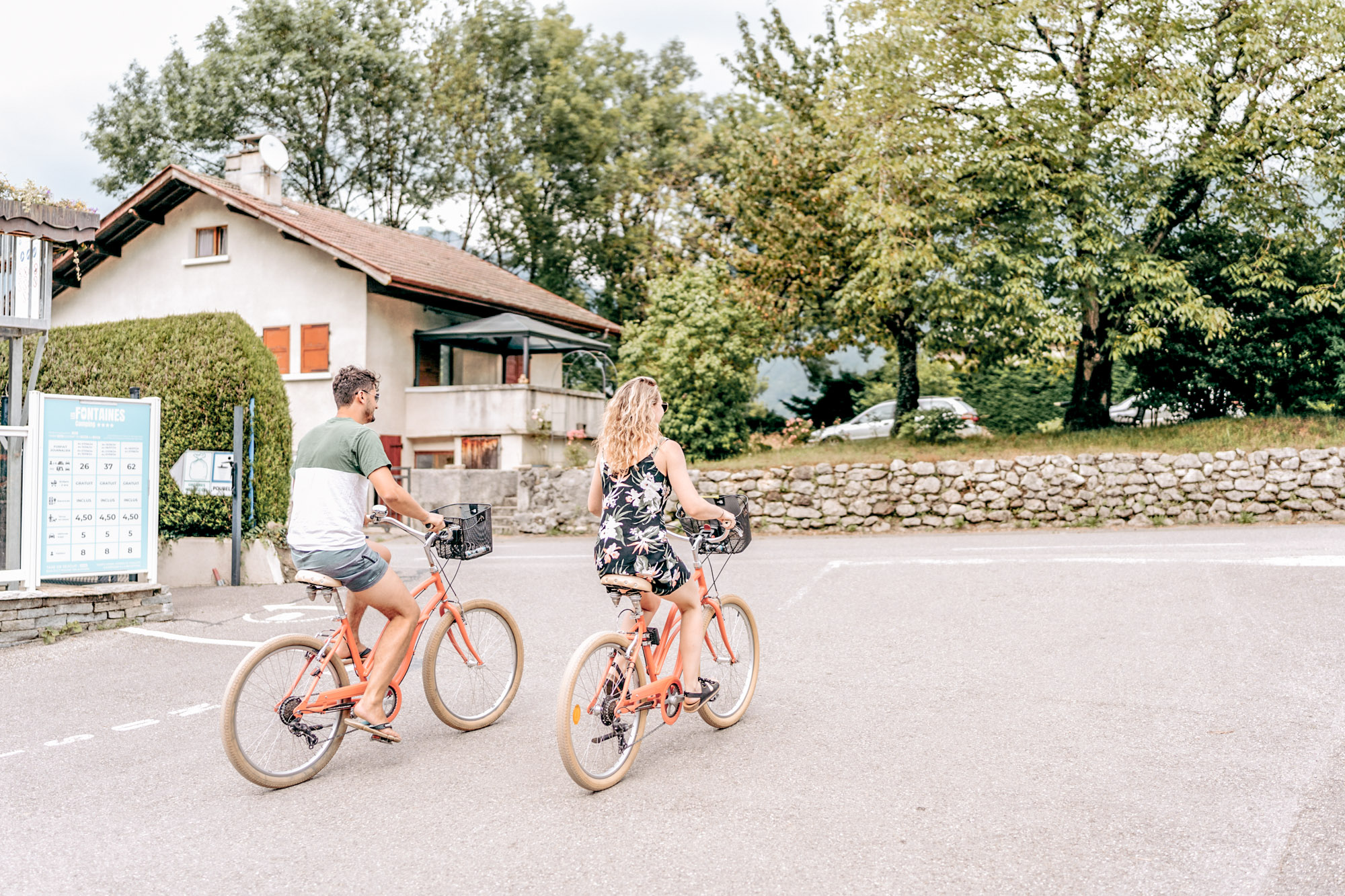 balade velo vacances camping les fontaines annecy