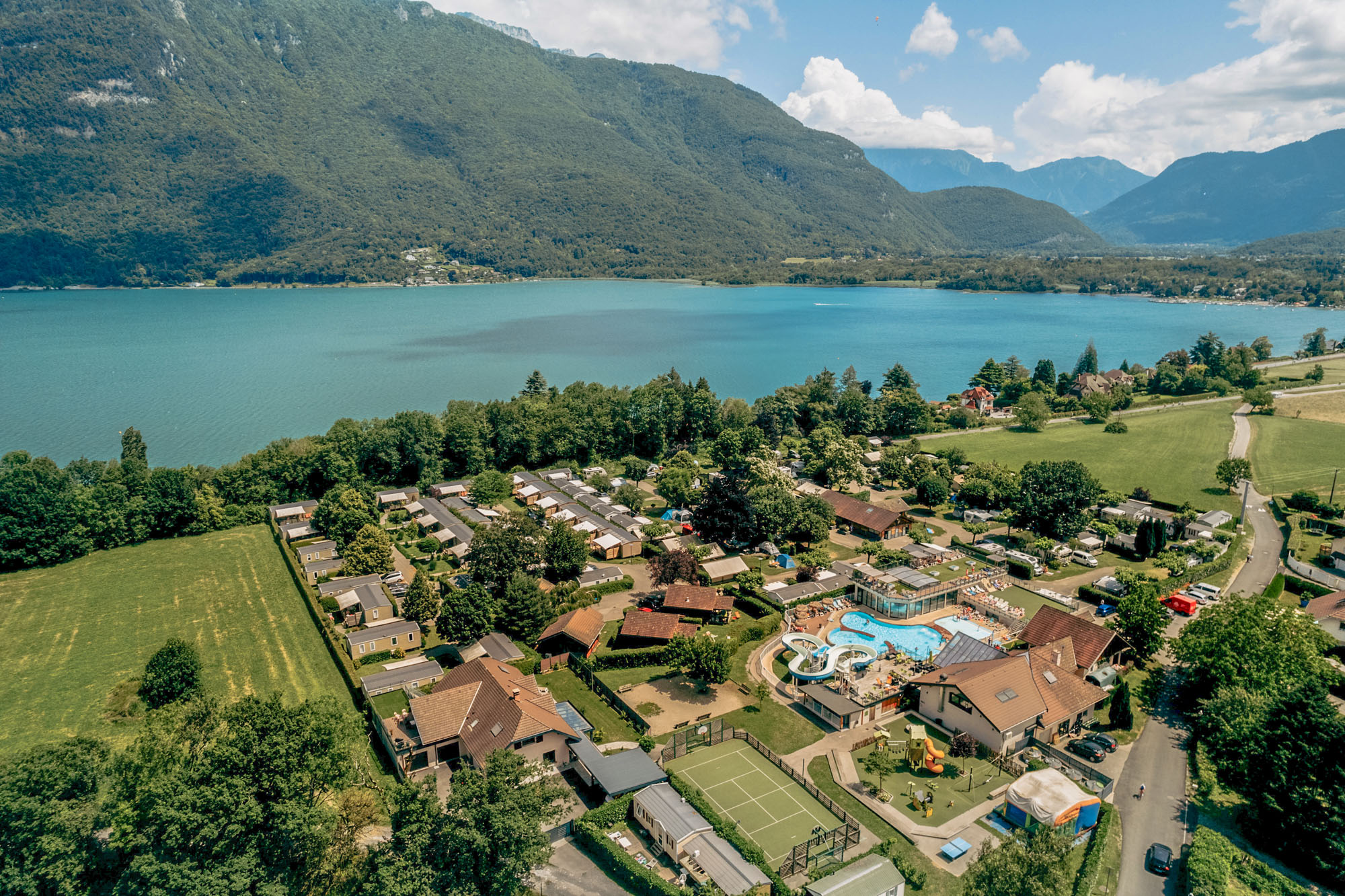 Campingplatz La Ravoire in der Nähe des Sees von Annecy