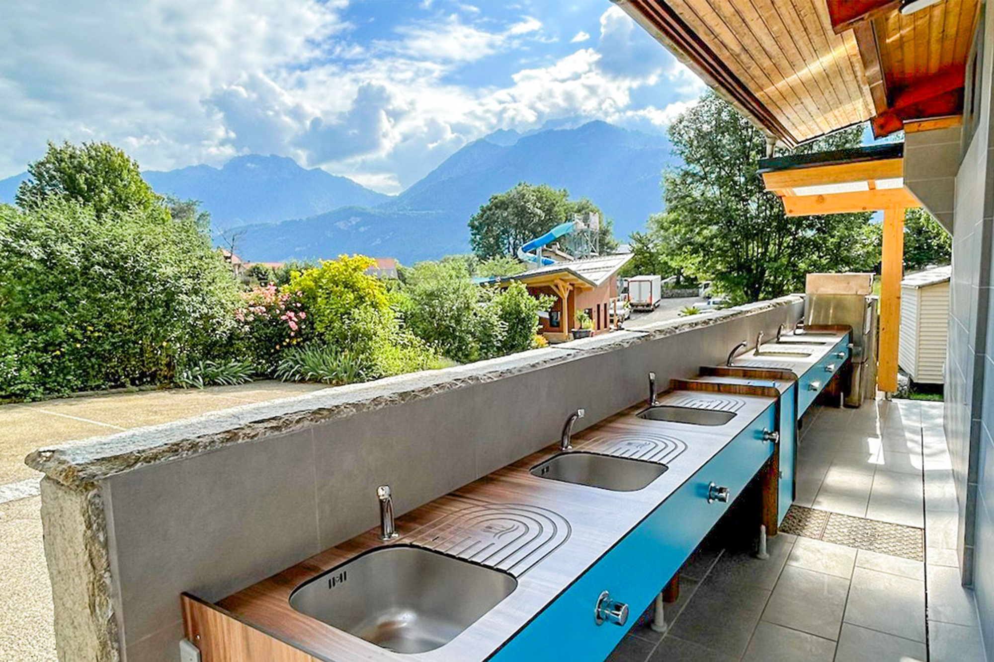 evier pour campeur les fontaines