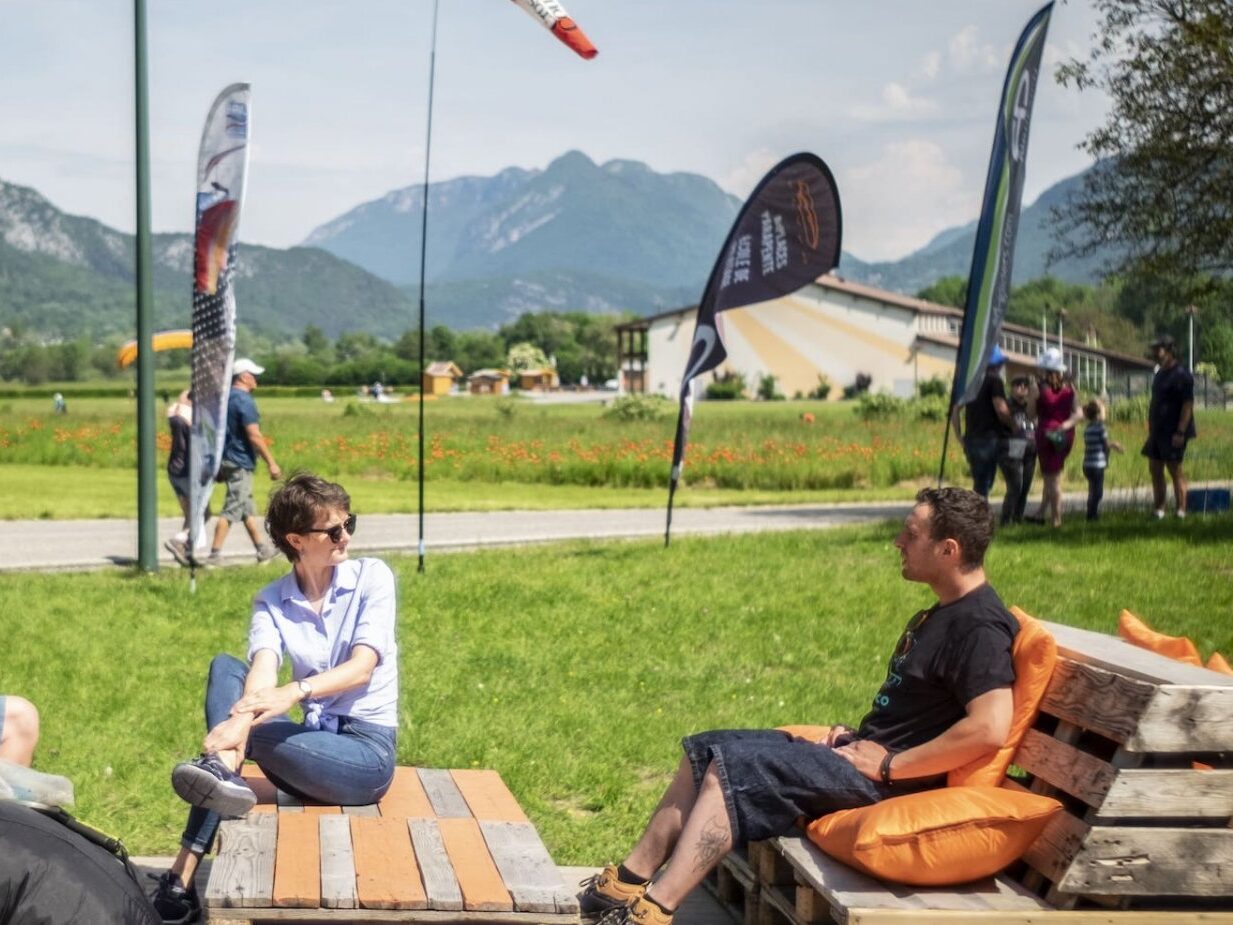 flyeo parapente accueil atterrissage de doussard point de rdv