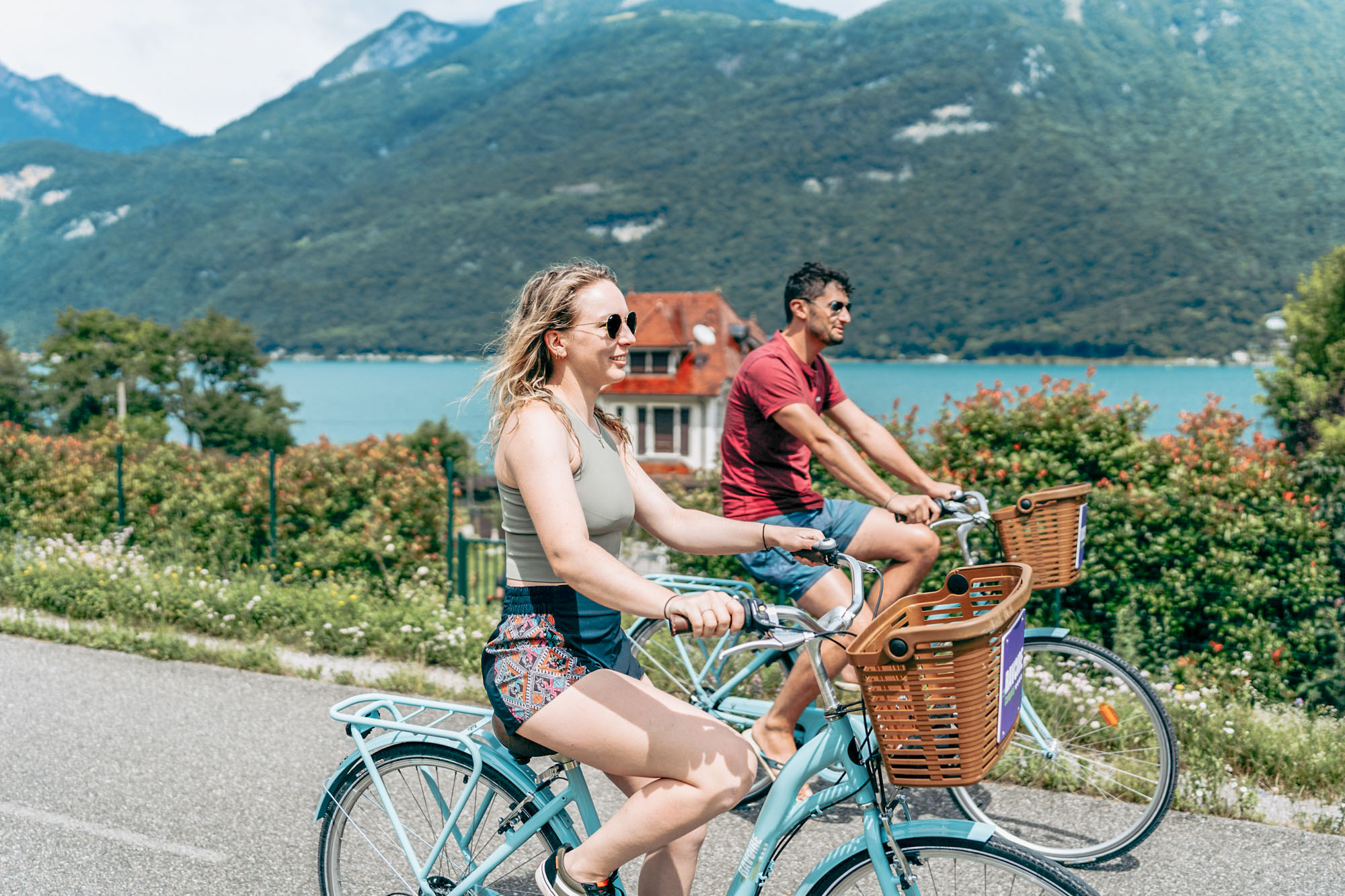 location de vélos pour des balades dans les Alpes au camping la Ravoire
