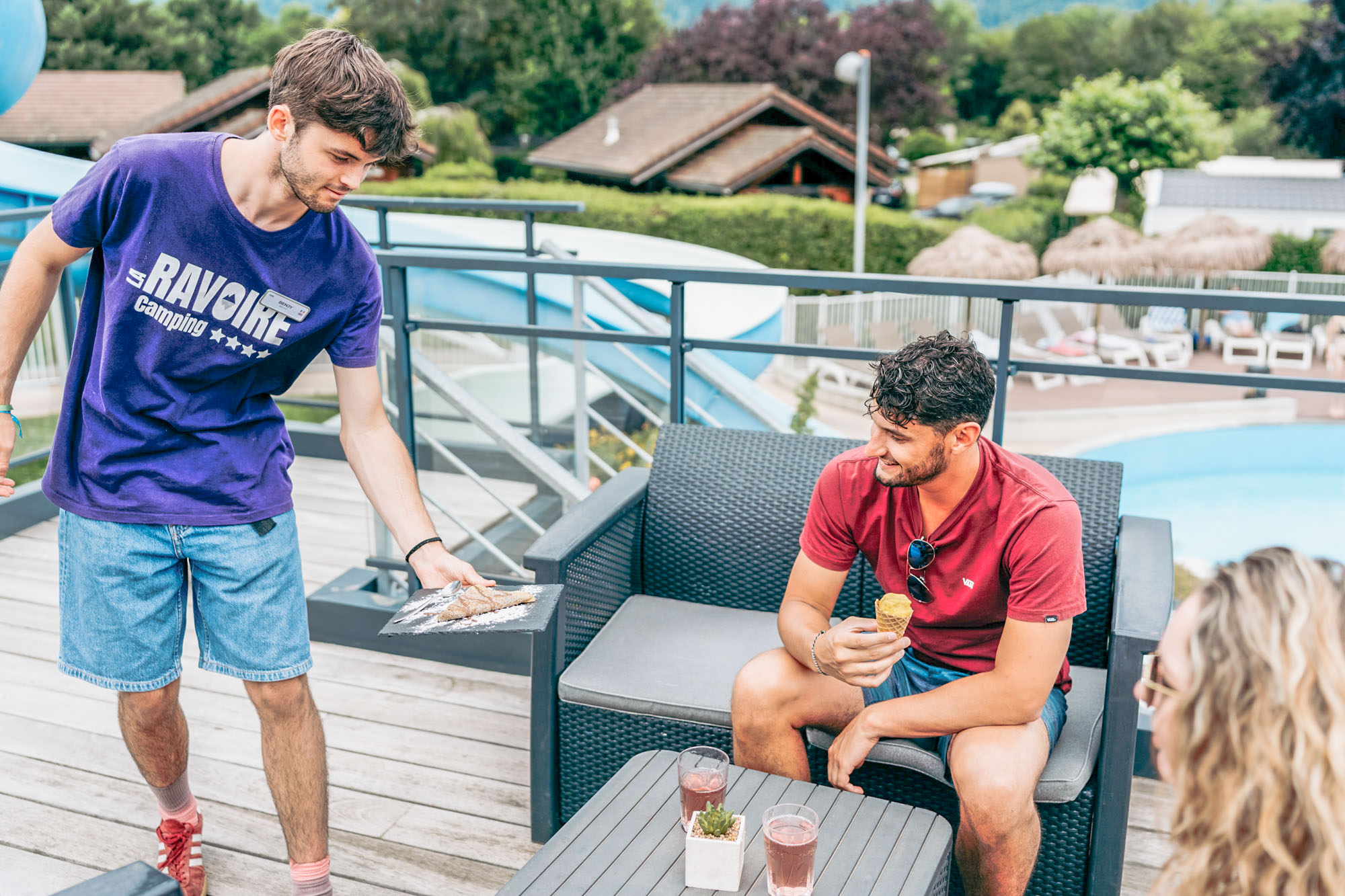 Services clients au camping La Ravoire à Doussard