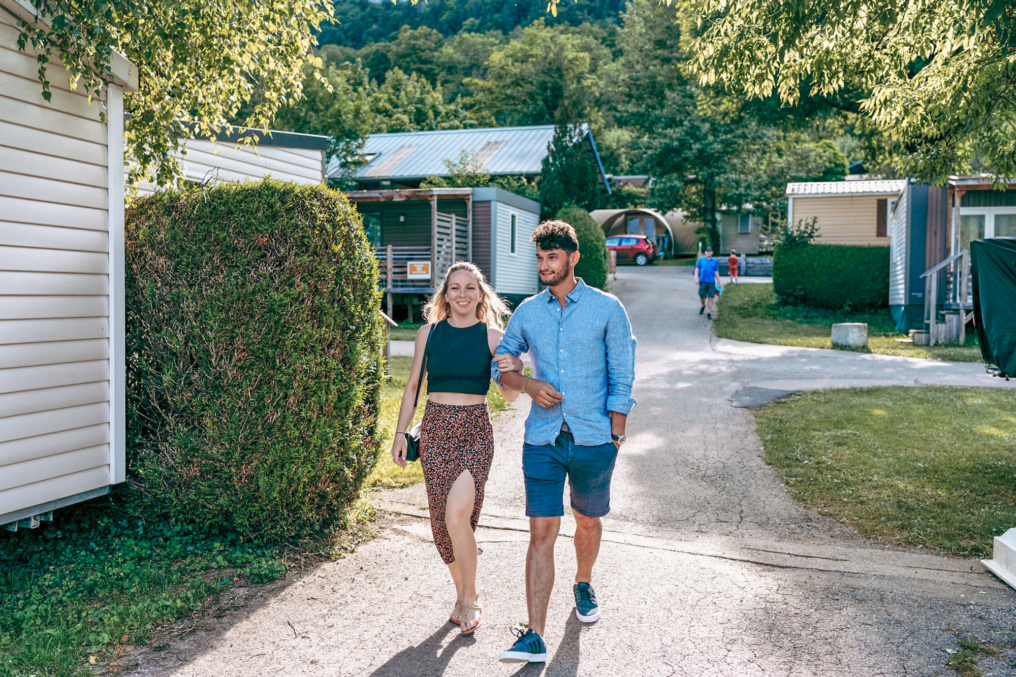 vacances couple camping les fontaines doussard