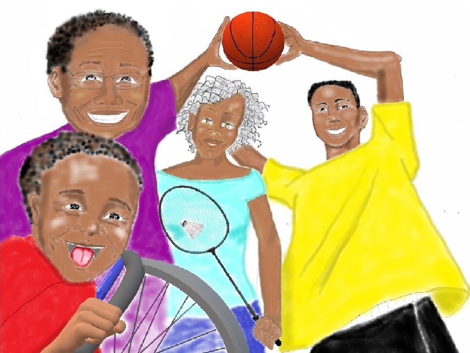 dessin famille hyper active